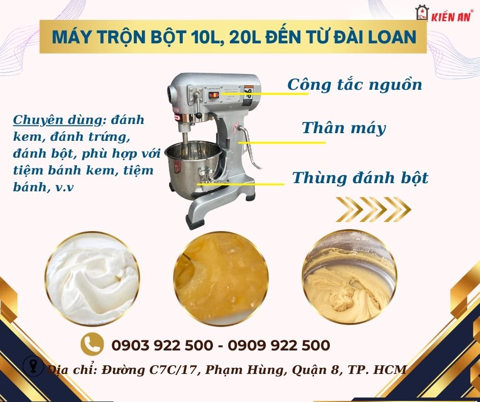 Top 3 máy trộn bột công nghiệp được sử dụng nhiều nhất hiện nay